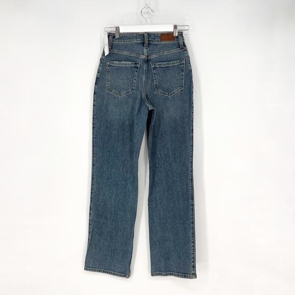 Hollister NWT Ultra High-Rise Dad Jeans Women’s Size 25 Medium Wash Straight Leg - Picture 8 of 8